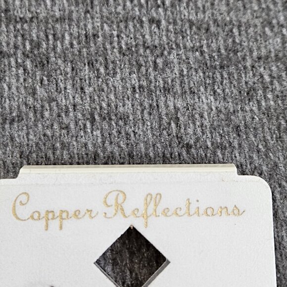 Copper Reflections Earrings Bear Eagle Copper Brass Hand Crafted First Nations - Picture 4 of 10